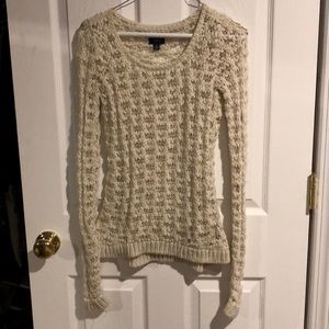 American Eagle crochet sweater